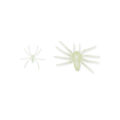 SPIDERS MIX SIZE GLOW IN THE DARK 12 PCS