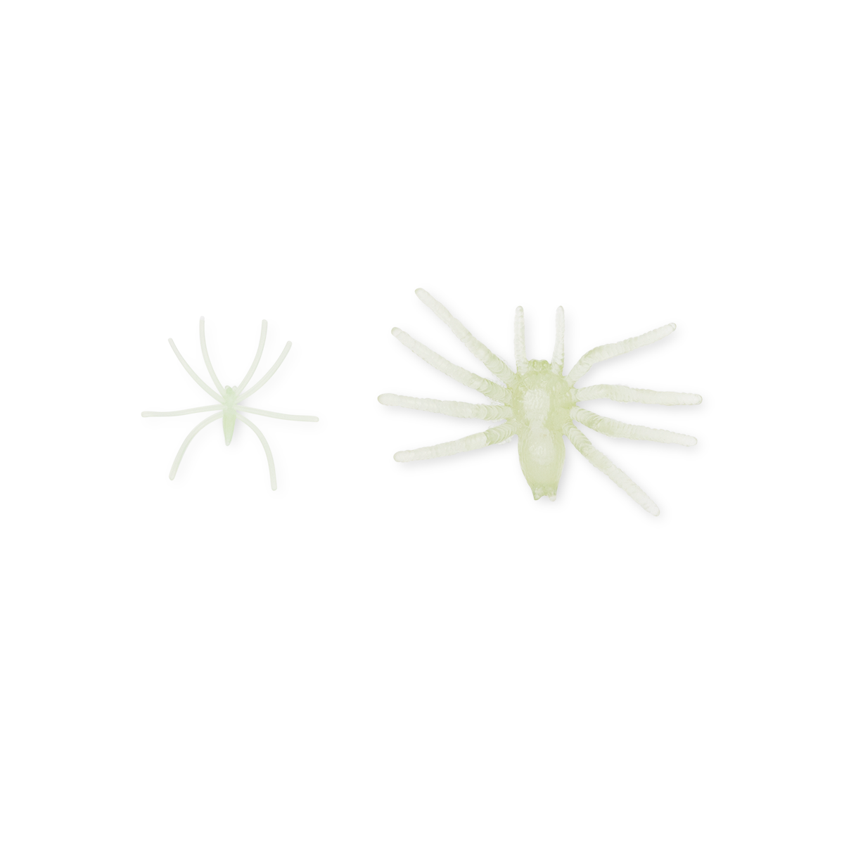 SPIDERS MIX SIZE GLOW IN THE DARK 12 PCS