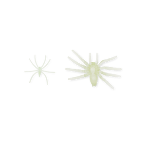 SPIDERS MIX SIZE GLOW IN THE DARK 12 PCS