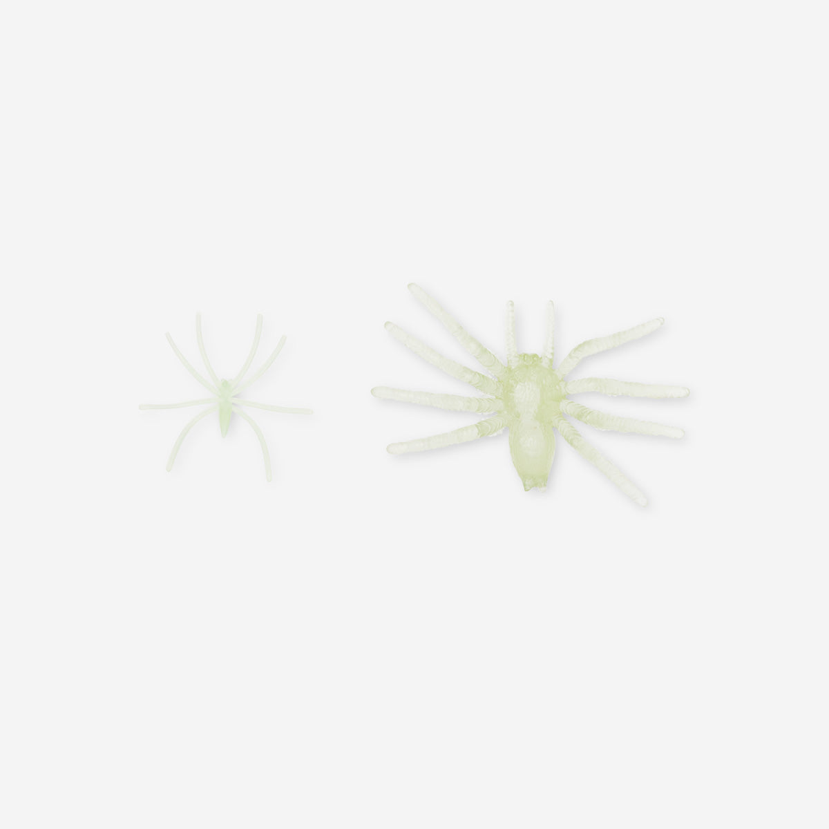 SPIDERS MIX SIZE GLOW IN THE DARK 12 PCS