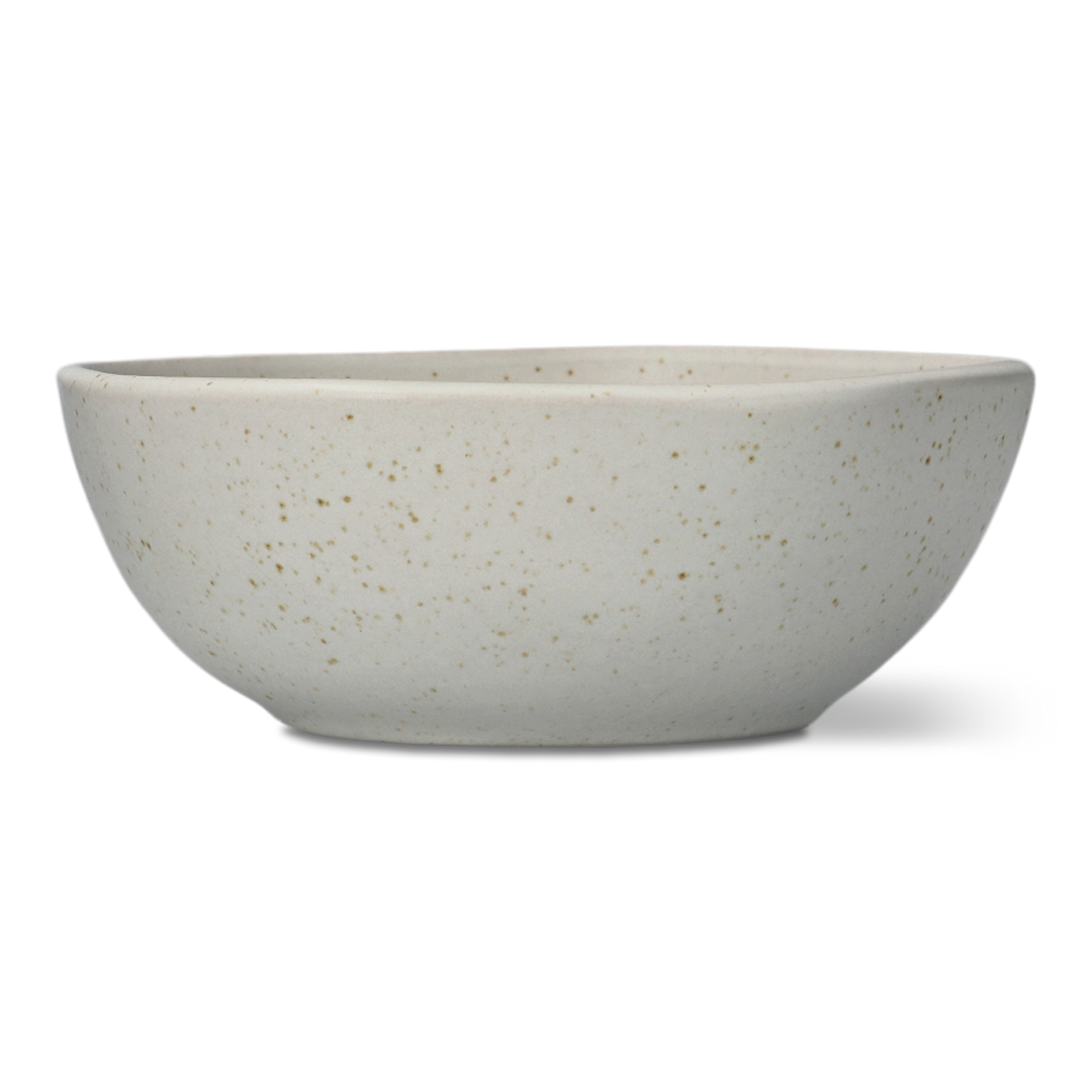 BOWL STONEWARE DIA. 15CM X H. 5.5CM RUSIC IVORY