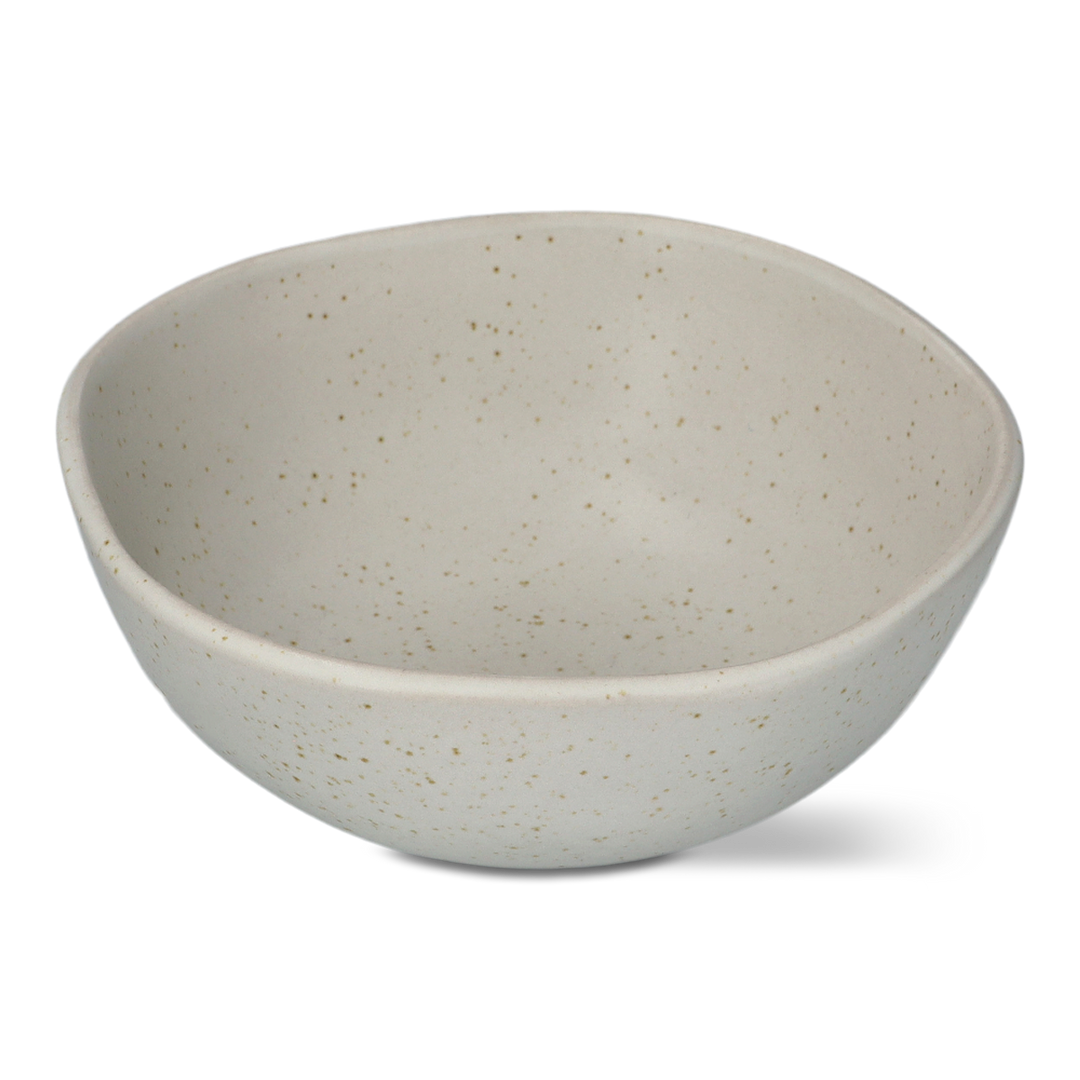 BOWL STONEWARE DIA. 15CM X H. 5.5CM RUSIC IVORY