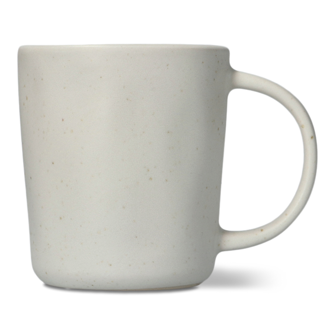 MUG 300ML STONEWARE WITH HANDLE RUSIC IVORY