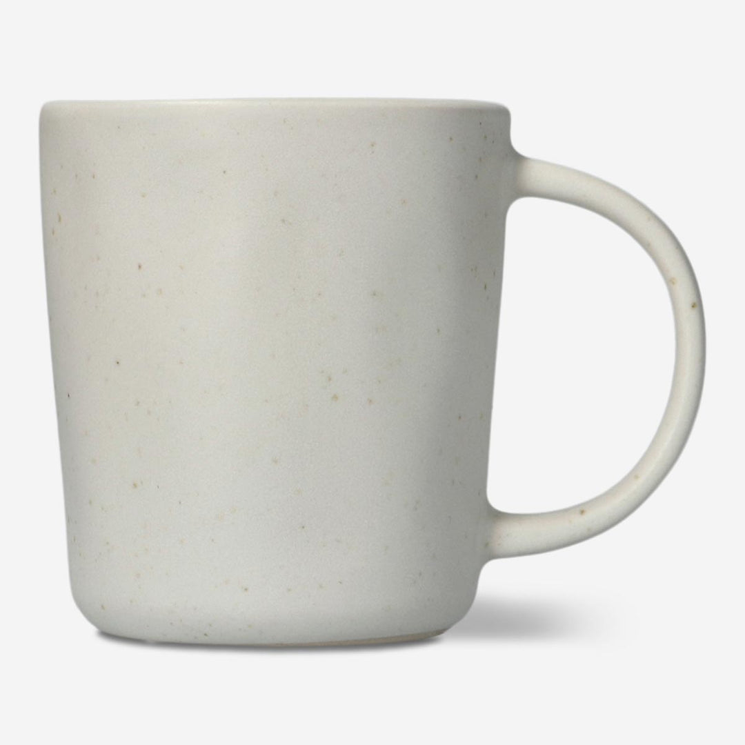 MUG 300ML STONEWARE WITH HANDLE RUSIC IVORY