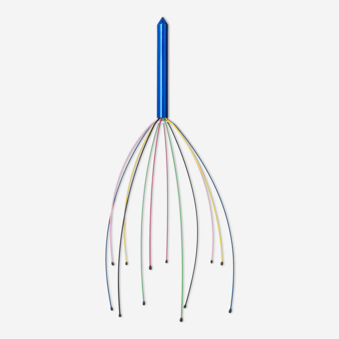 HEADMASSAGER 12 ARMS METAL BLUE