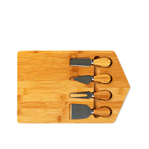 TRAY WITH 4 TOOLS FOR TAPAS BAMBOO