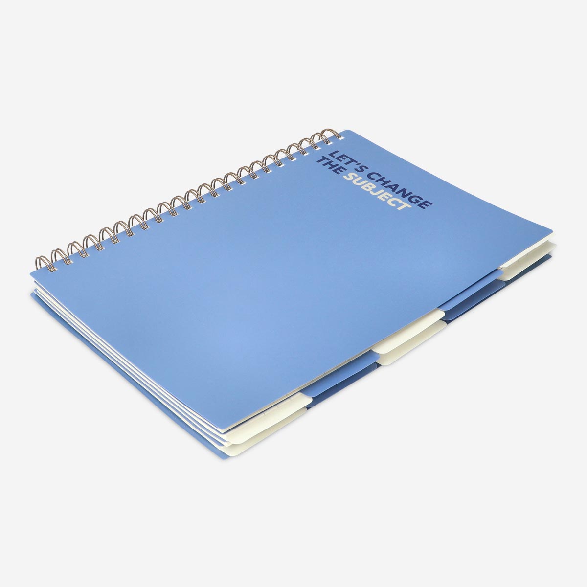 NOTEBOOK A4 SUBJECT W.TABS LINED