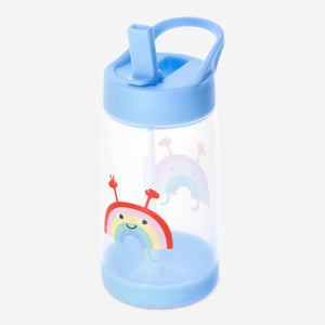 BOTTLE DRINKING 420ML FOR KIDS RAINBOW BLUE