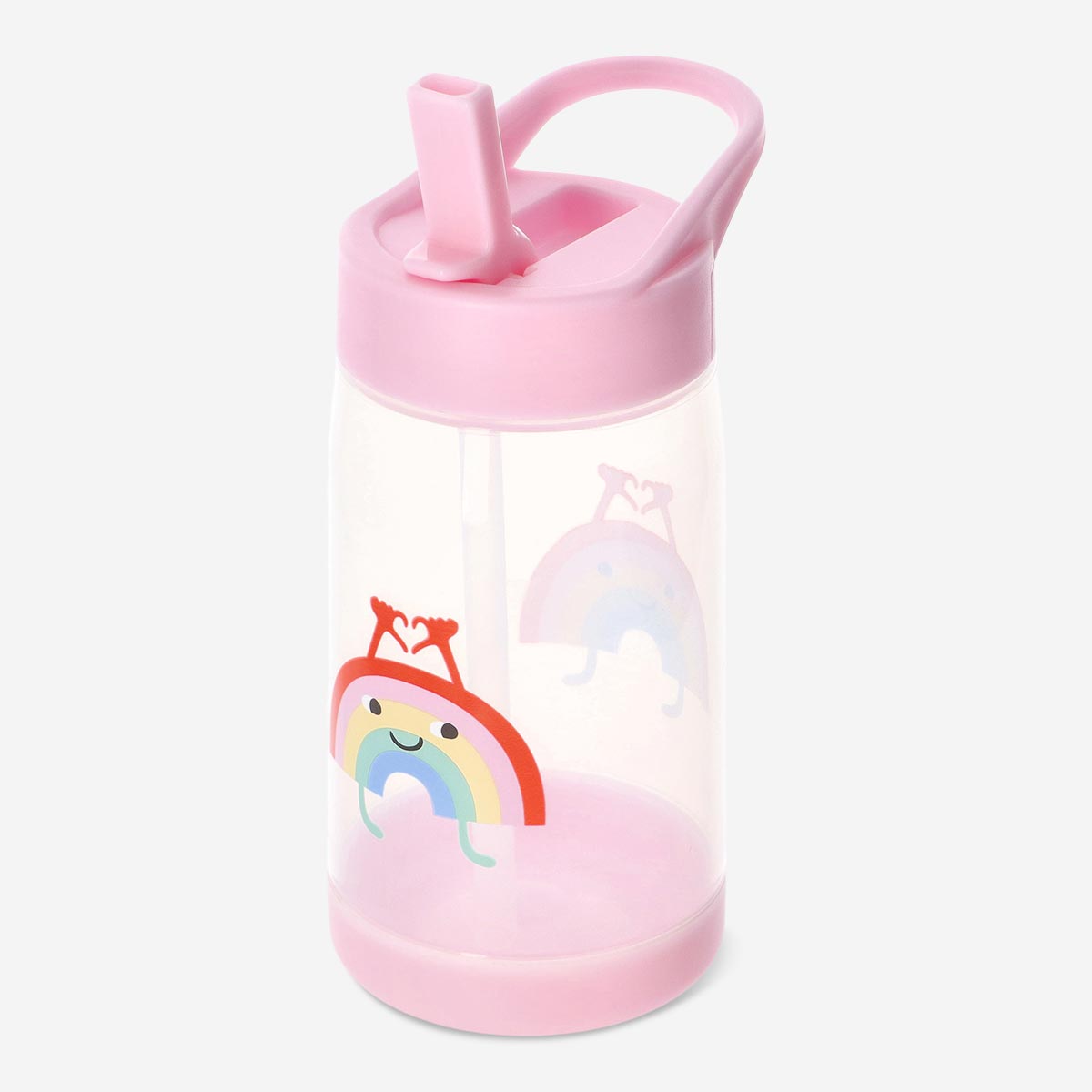 BOTTLE DRINKING 420ML FOR KIDS RAINBOW PINK