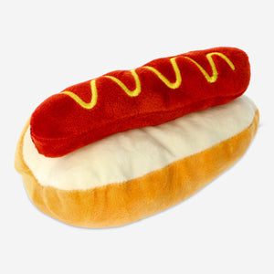 DOG TOY AS HOT DOG