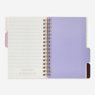 NOTEBOOK WHAM BAM I AM A PLAN FAN A6 WITH DIVIDERS LINED