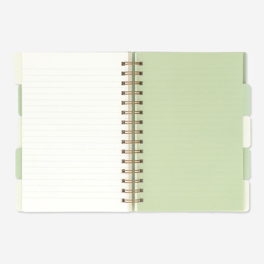 NOTEBOOK A5 SUBJECT W.TABS LINED