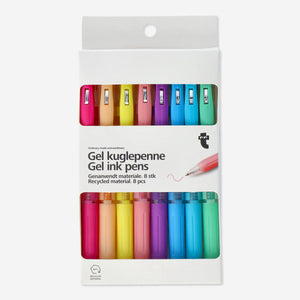 GEL PENS PASTEL 8PCS