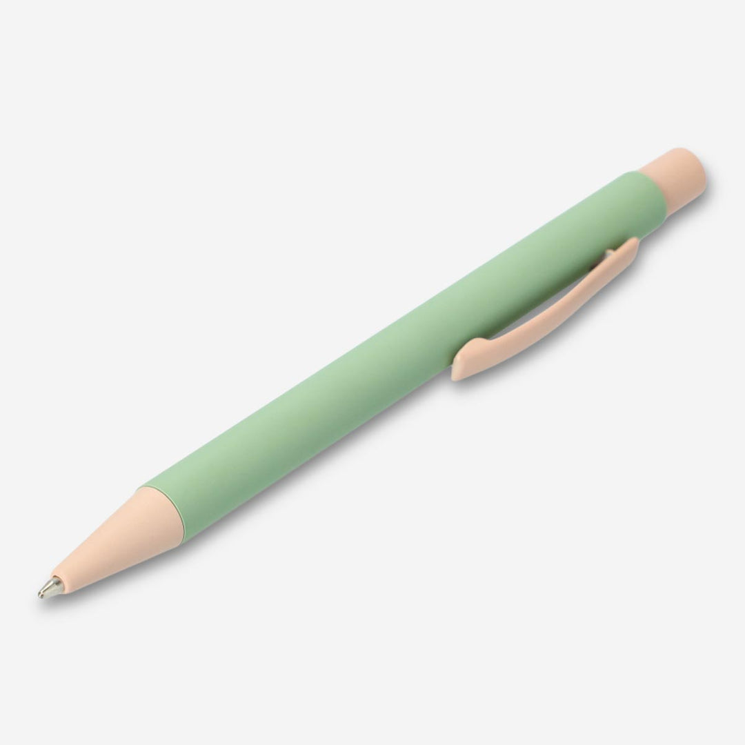 PUSH PEN BALLPOINT GREEN