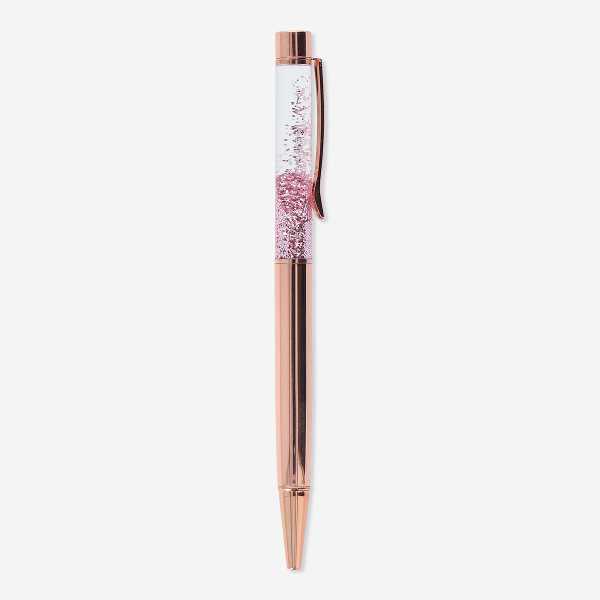 GLITTER ROSE GOLD LIQUID PEN