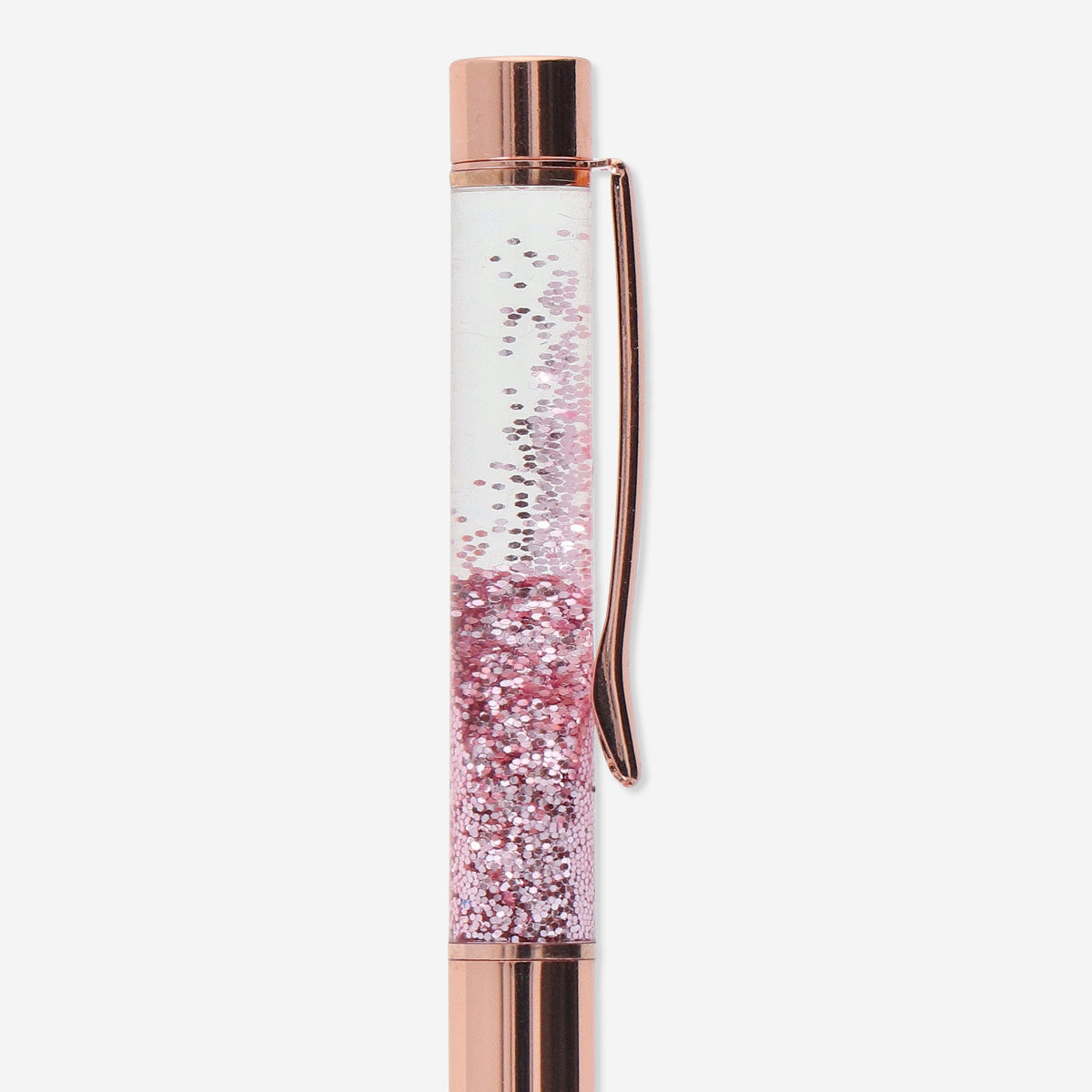 GLITTER ROSE GOLD LIQUID PEN