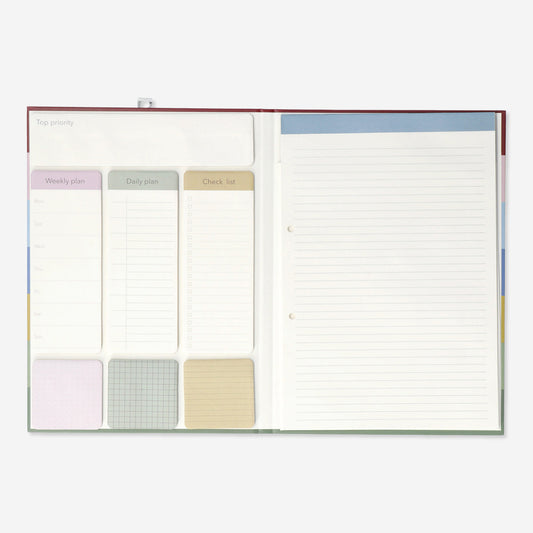 CLIPBOARD W.STICKY NOTES & PAD