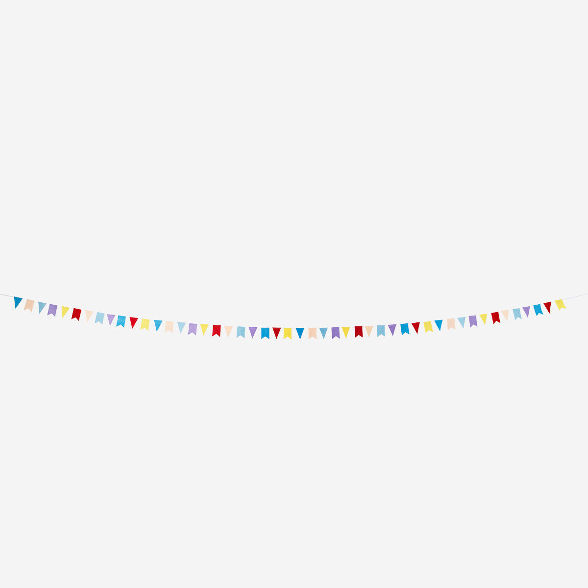 GARLAND SMALL FLAGS IN FELT FABRIC 4M