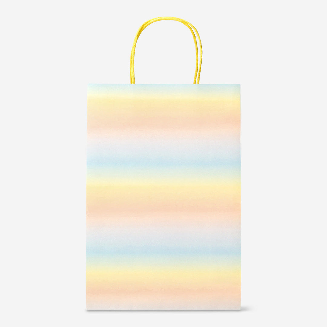 GIFT BAG PASTEL COLOURS 25 X 33 CM