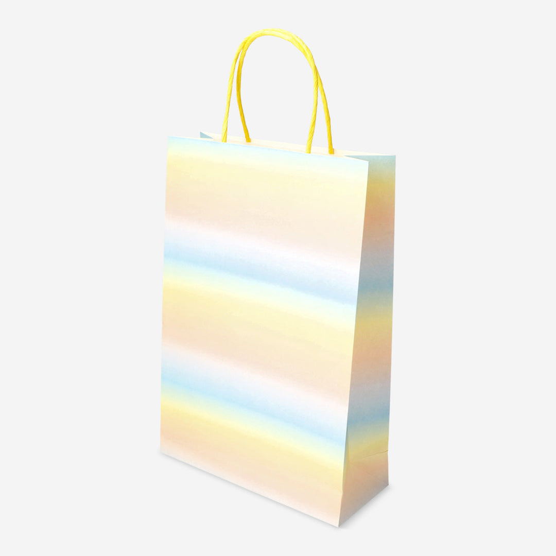 GIFT BAG PASTEL COLOURS 25 X 33 CM