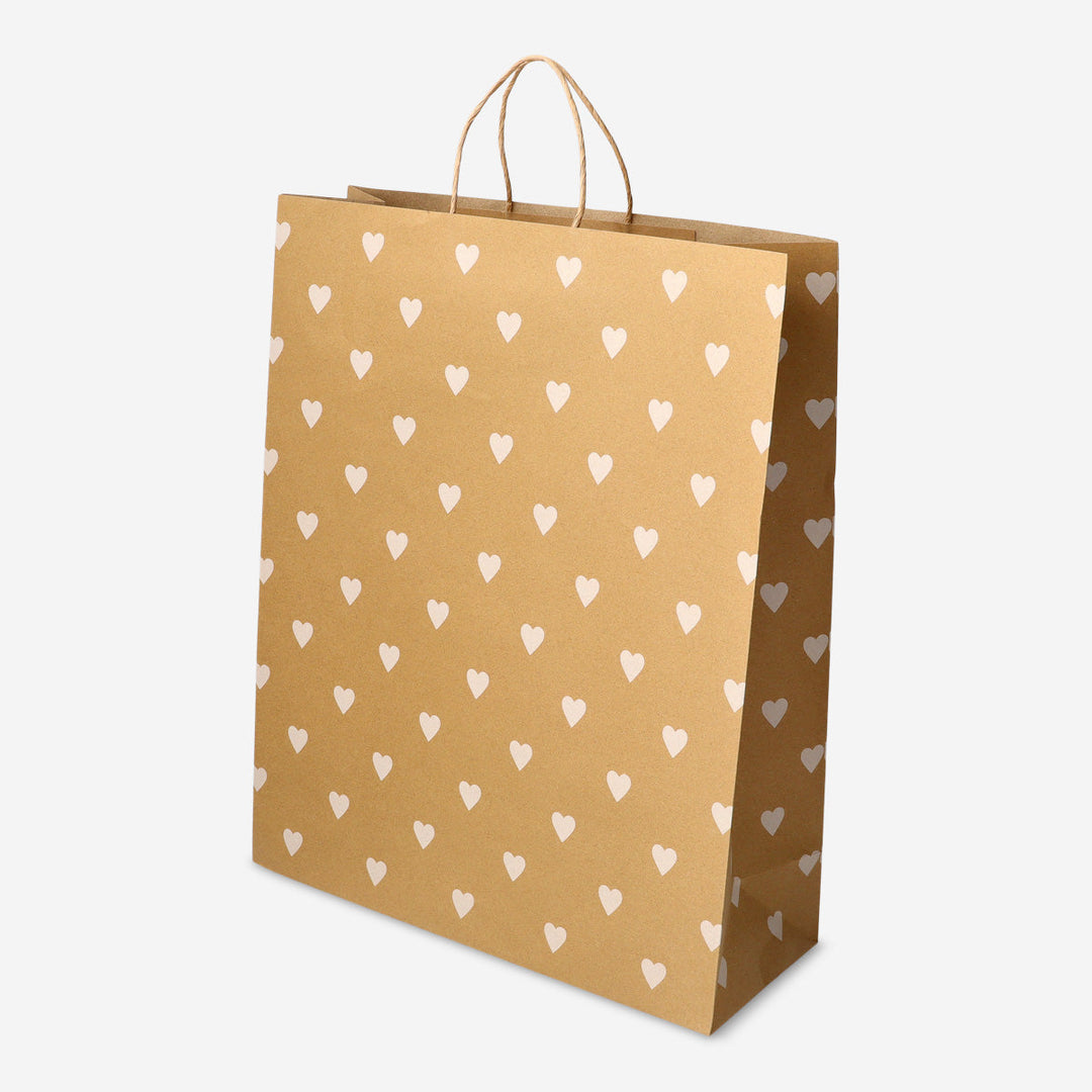 GIFT BAG - BIG SIZE HEARTS 40 X 50 CM