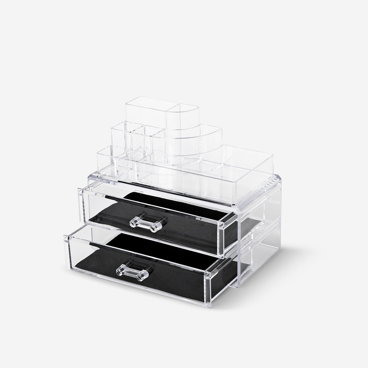 COSMETIC ORGANIZER BIG RECYCLED PLASTIC W DRAWERS