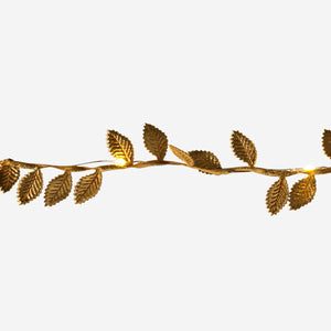 STRING LIGHT GOLDEN LEAVES FABRIC 20 LEDS