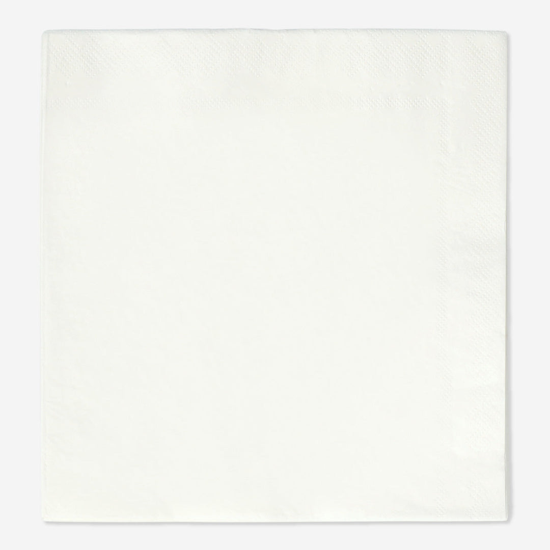 NAPKINS SOLID COL. WHITE 50 PCS