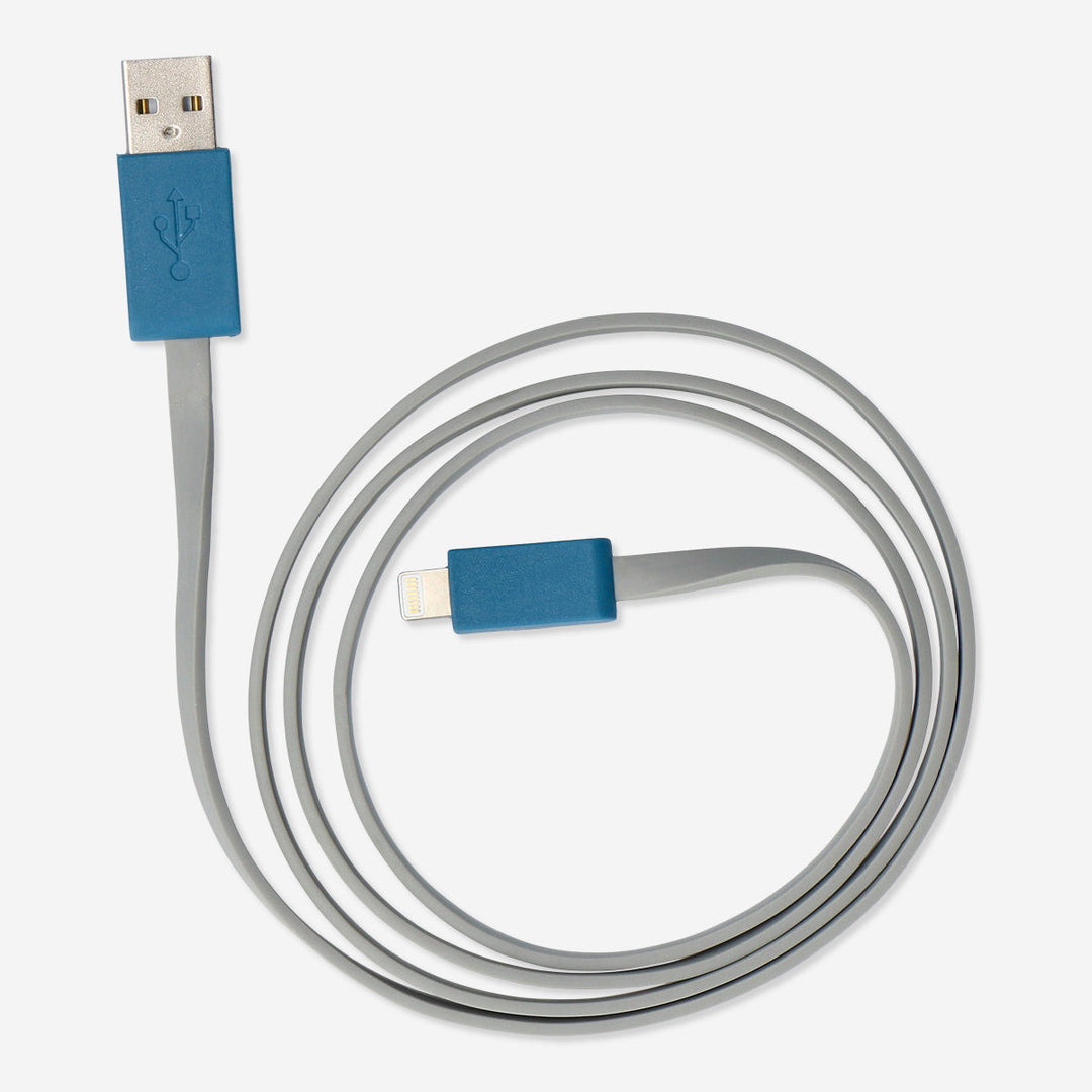 CHARGING CABLE 100 CM LIGHTNING PETROL/GREY