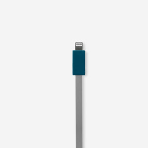 CHARGING CABLE 100 CM LIGHTNING PETROL/GREY