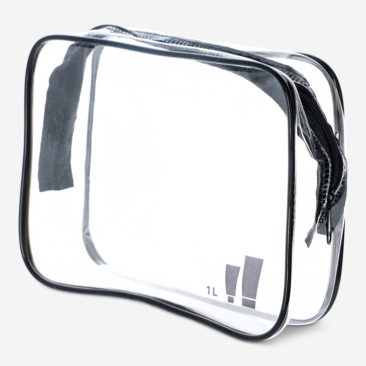 TOILETRY BAG TRANSPARENT FOR CARRY-ON TRAVEL 1L