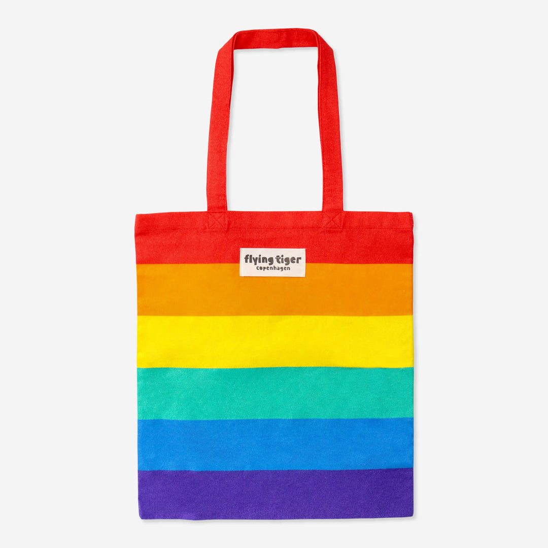 TOTE BAG RAINBOW COLORS