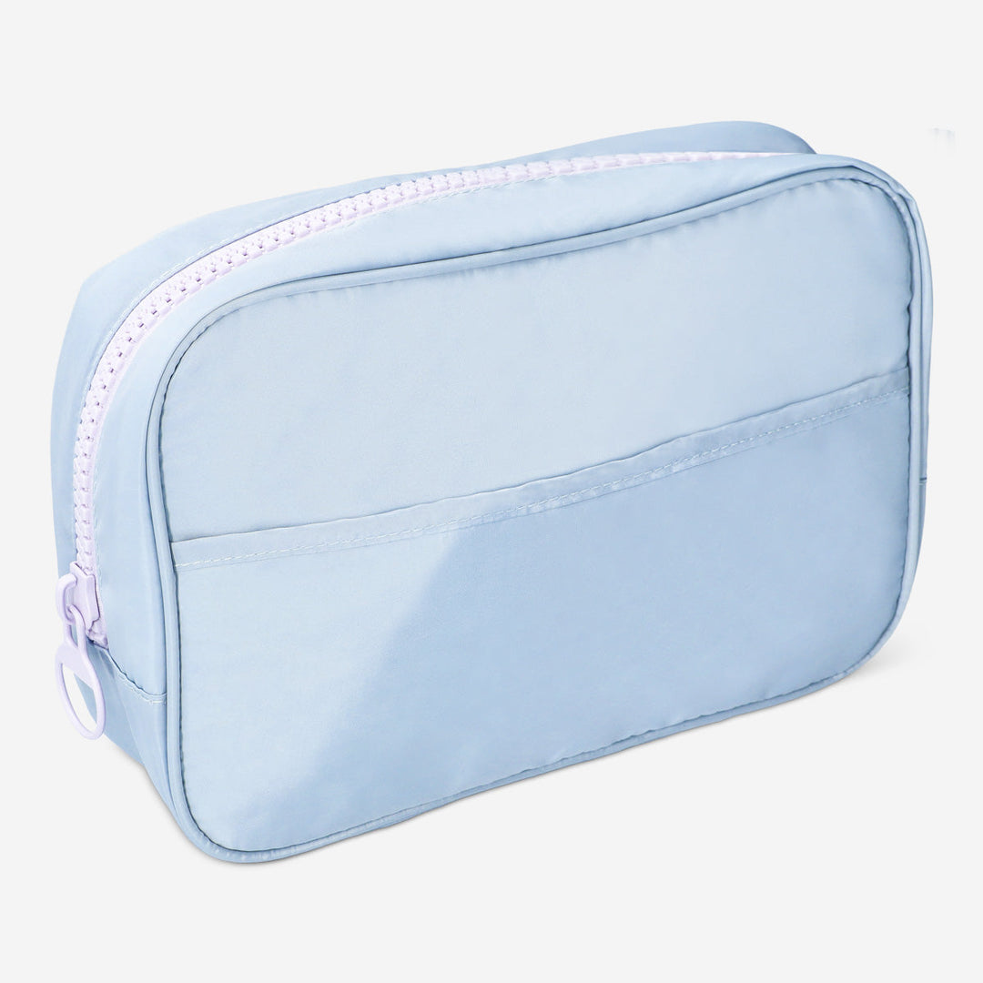 TOILETRY BAG W OVERSIZED ZIPPERS