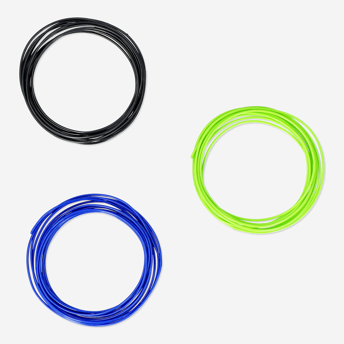 FILAMENTS FOR 3D PEN  BLACK/BLUE/GREEN 3M