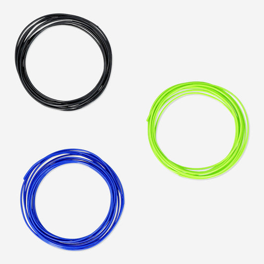 FILAMENTS FOR 3D PEN  BLACK/BLUE/GREEN 3M