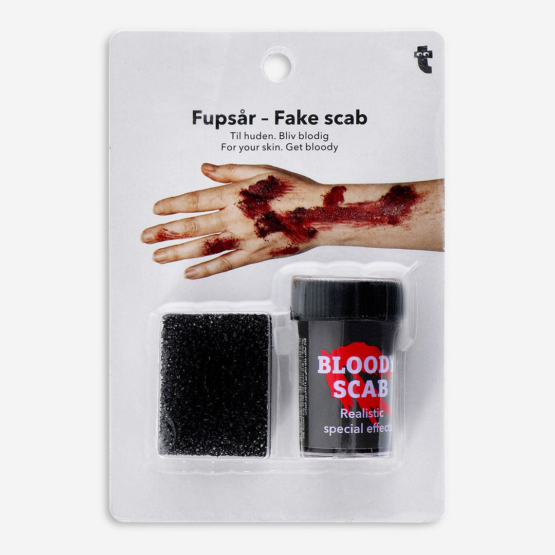 SFX BLOODY SCAB KIT WITH 15ML FAKE BLOOD