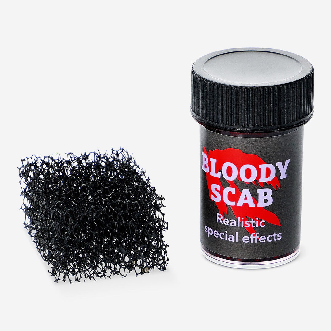 SFX BLOODY SCAB KIT WITH 15ML FAKE BLOOD