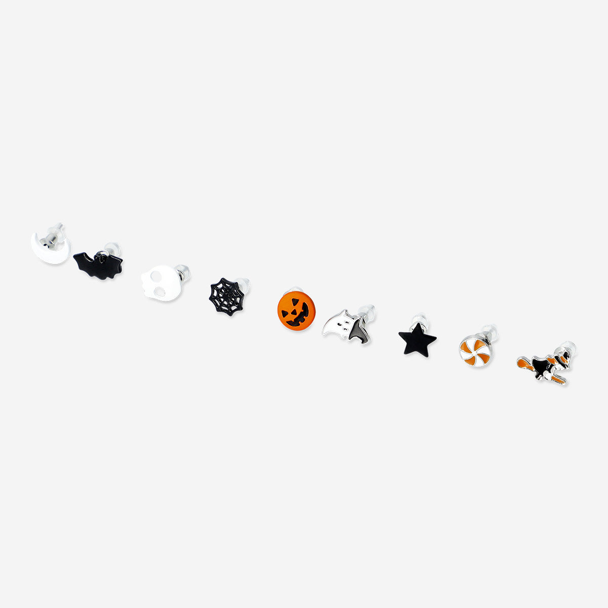 EARRINGS FOR KIDS HALLOWEEN 9PC SET