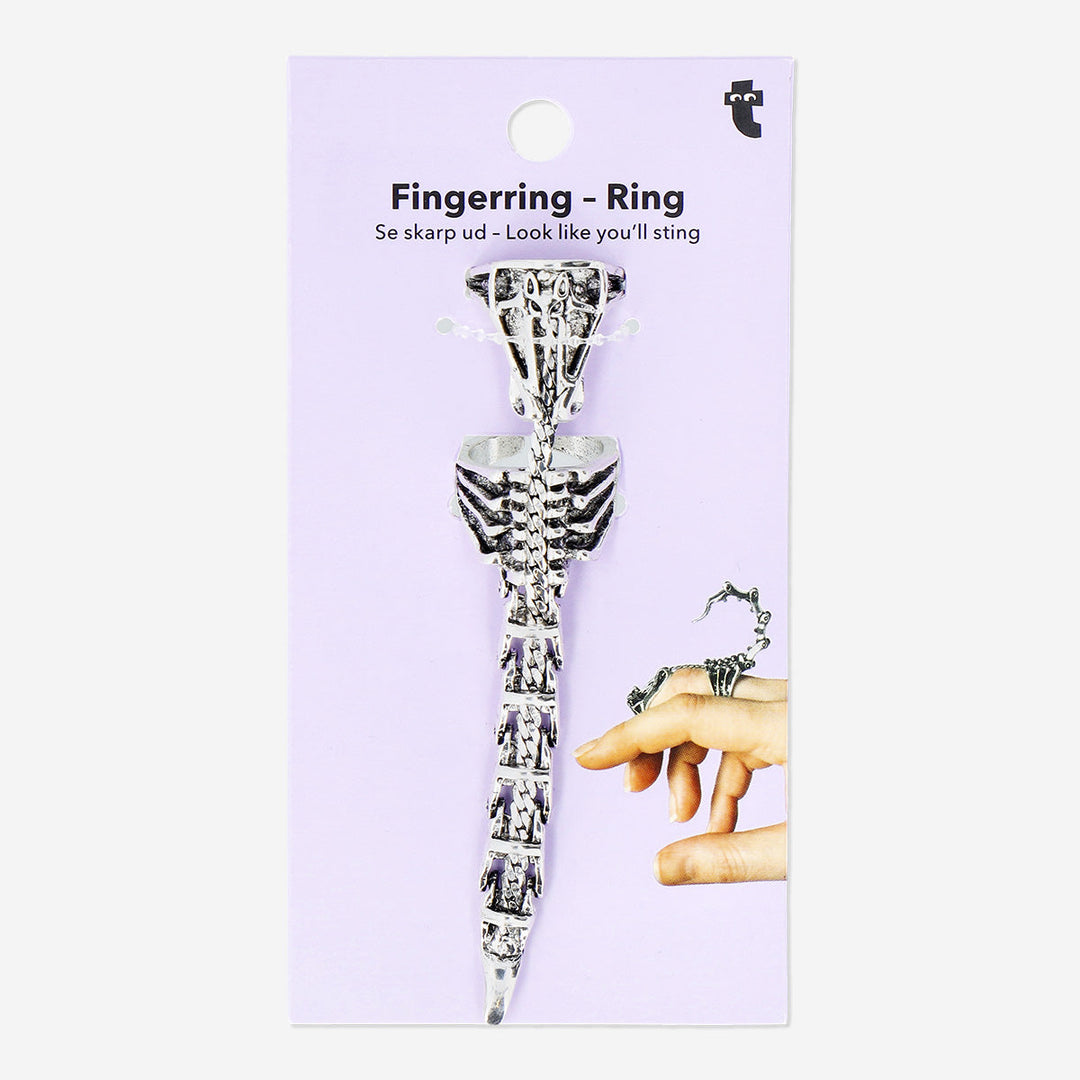 RING CUFF FOR FINGER SCORPION TALE 1PC