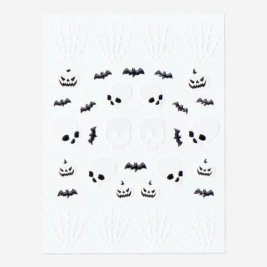 Halloween Temalı Tırnak Sticker Seti