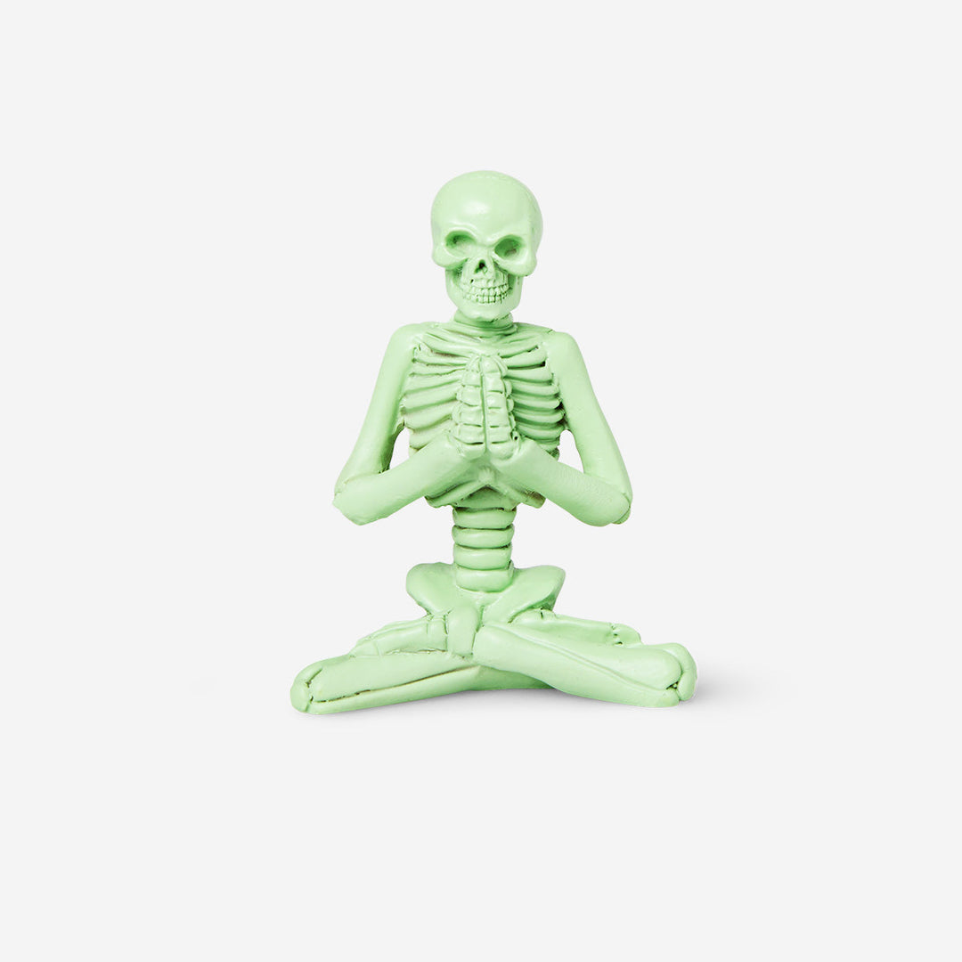 SKELETON YOGA POSE PRAYER