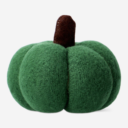 PUMPKIN DECORATION FELT GREEN