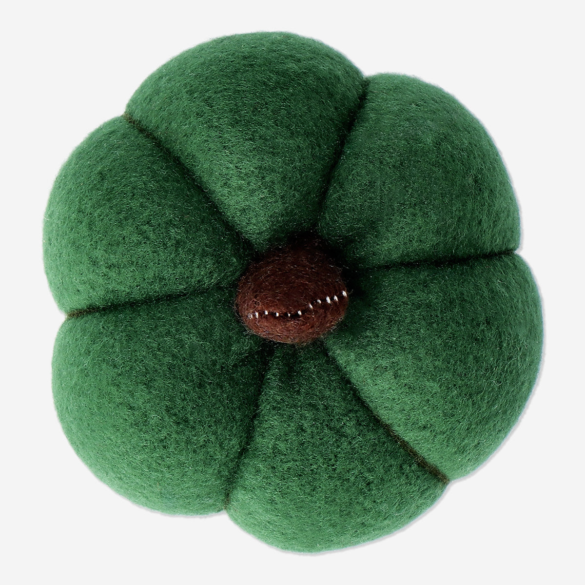 PUMPKIN DECORATION FELT GREEN