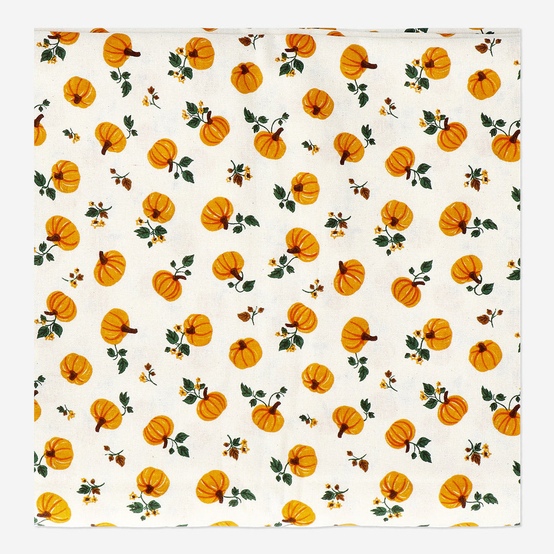 TABLE CLOTH COTTON 140X220 CM PUMPKIN