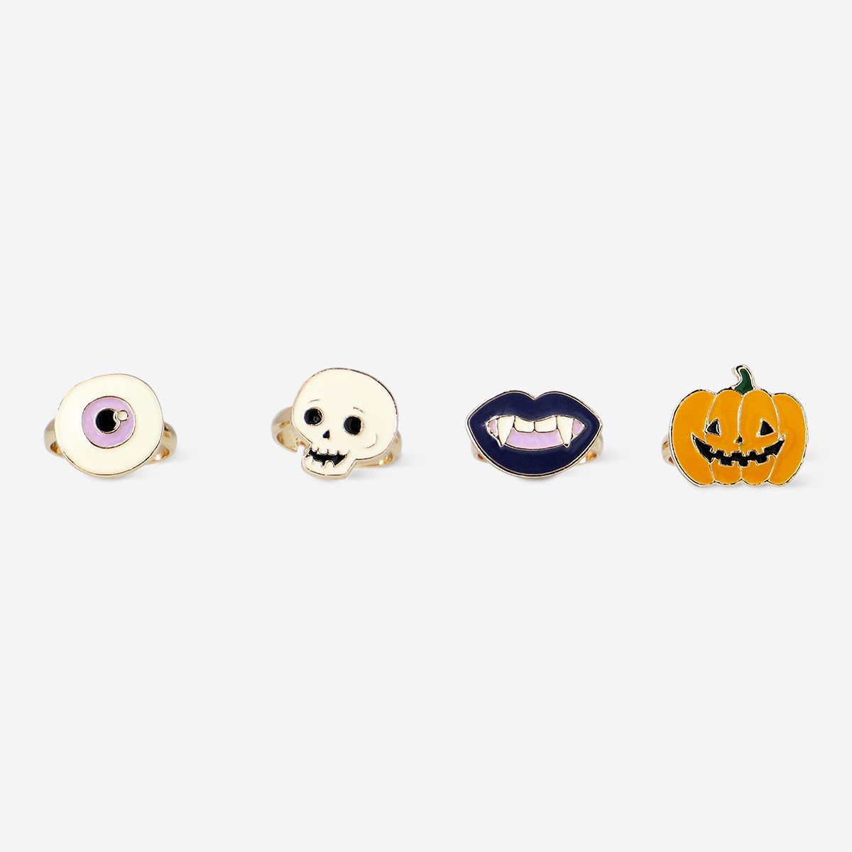 FINGERRINGS FOR KIDS 4PCS HALLOWEEN IN BOX