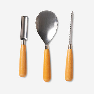 PUMPKIN CARVING TOOLS 3 PCS