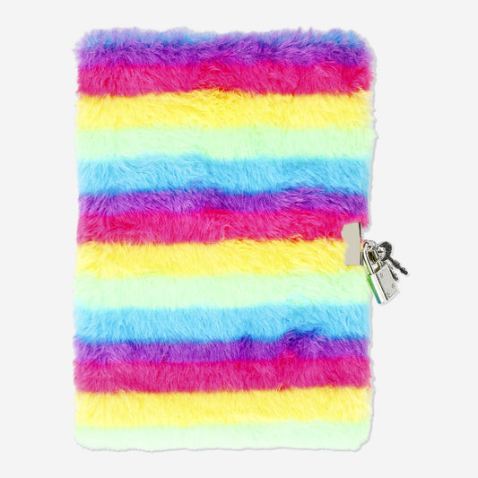 NOTEBOOK AS DIARY COLORFUL PLUSH A5