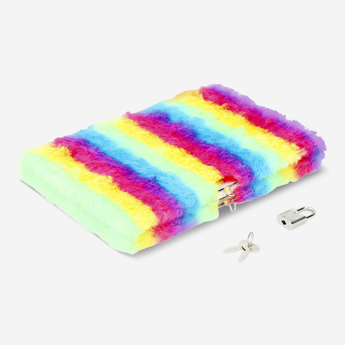 NOTEBOOK AS DIARY COLORFUL PLUSH A5