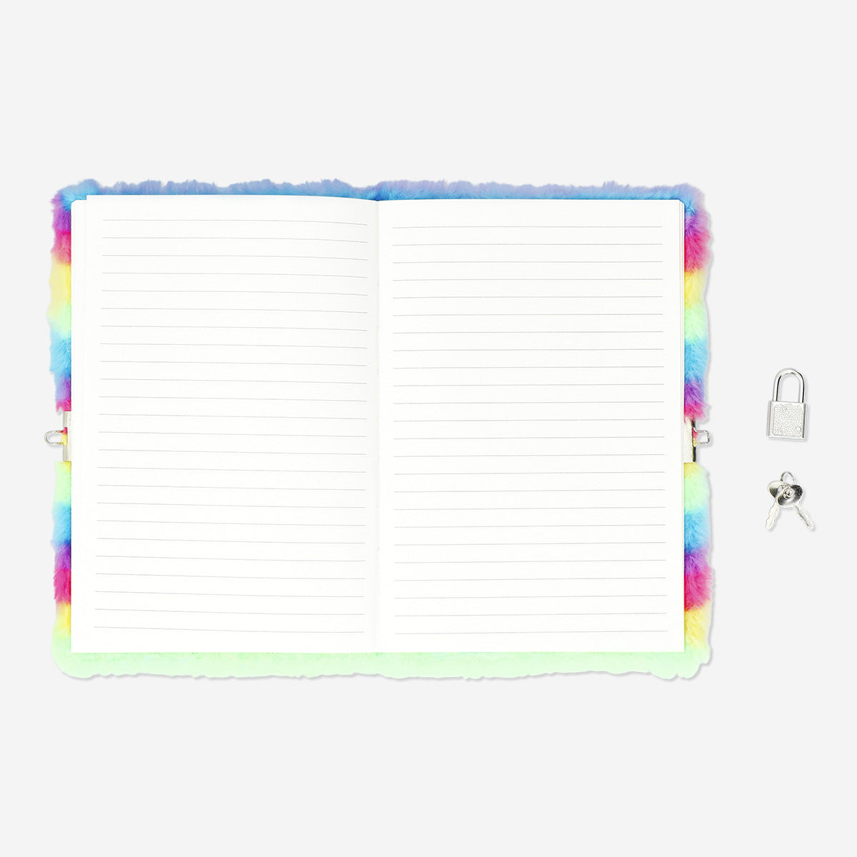 NOTEBOOK AS DIARY COLORFUL PLUSH A5