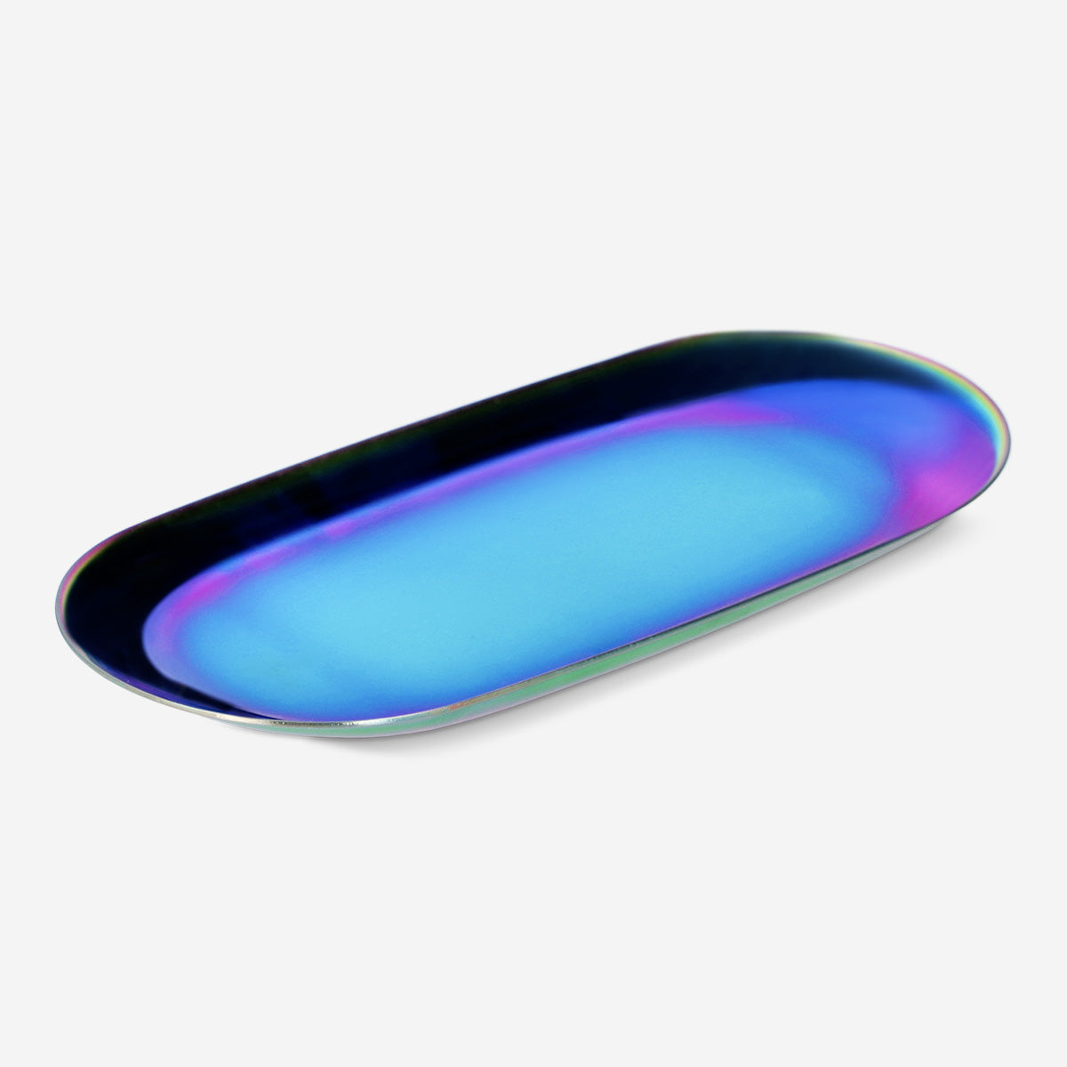 TRAY HOLOGRAPHIC OVAL